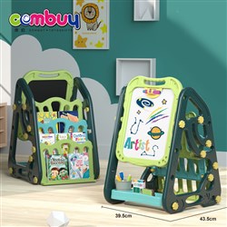 CB898695 CB898696 - Bookshelf 2-sided easel children toy magnetic drawing doodle board